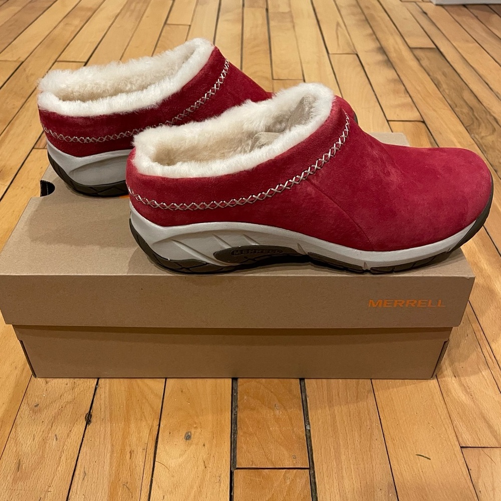 NWB NWT Merrill Encore Ice 4 size 8.5 Chili Cayenne